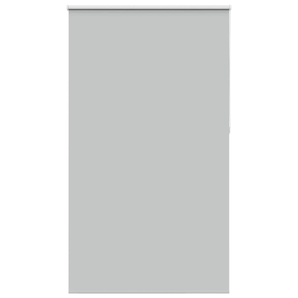 vidaXL Rullgardin mörkläggning ljusgrå 135x210 cm tyg bredd 131,6 cm