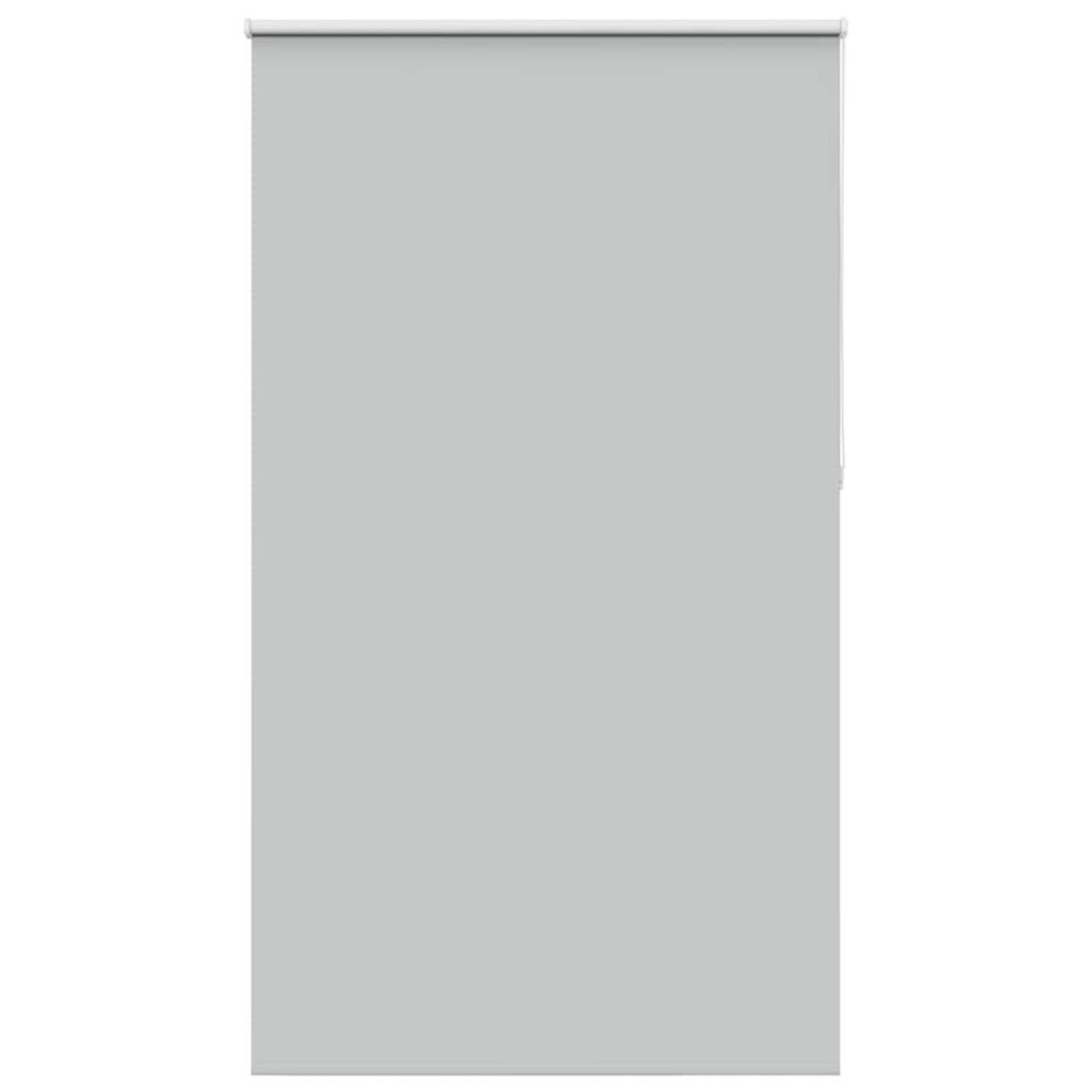 vidaXL Rullgardin mörkläggning ljusgrå 140x210 cm tyg bredd 136,6 cm