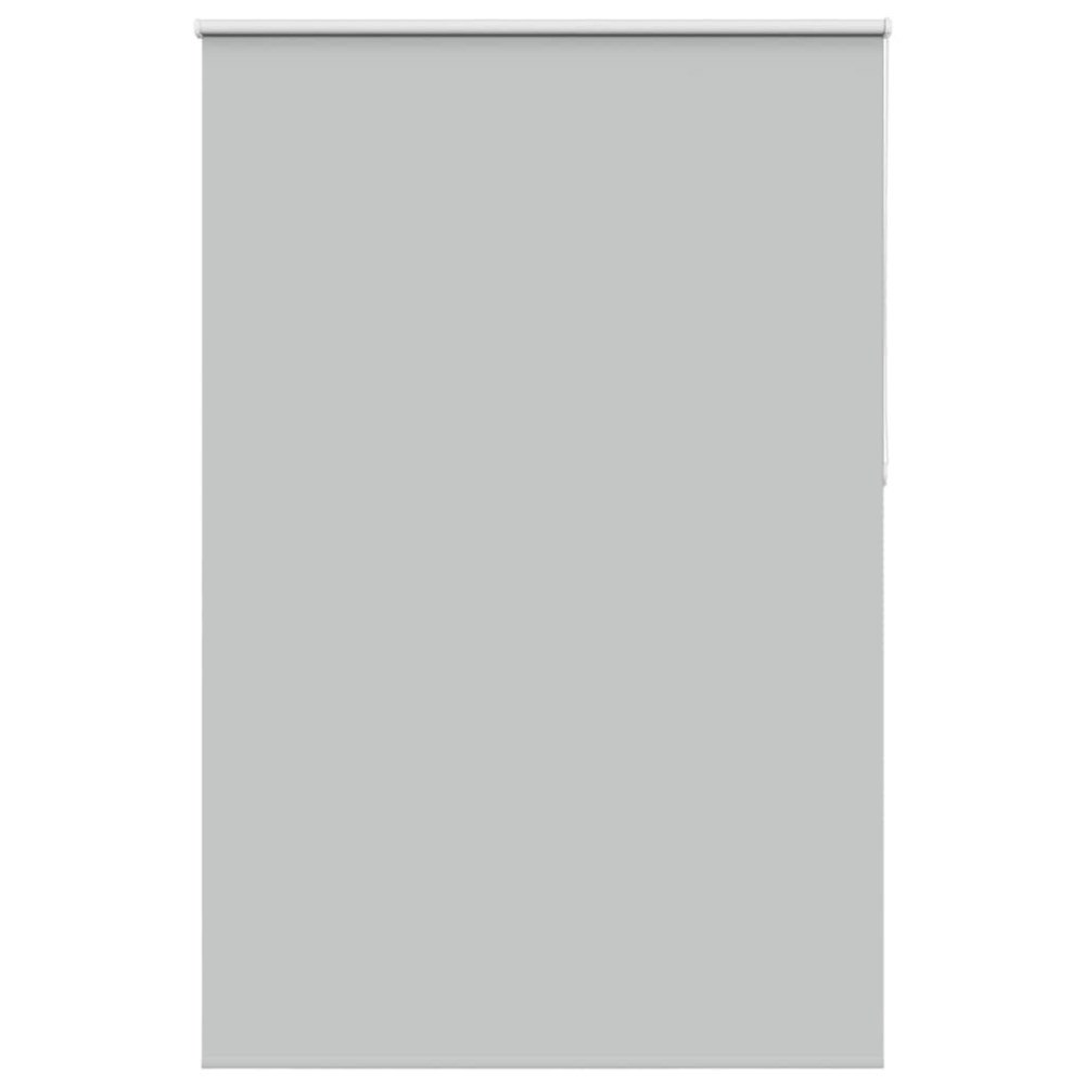 vidaXL Rullgardin mörkläggning ljusgrå 160x210 cm tyg bredd 156,6 cm