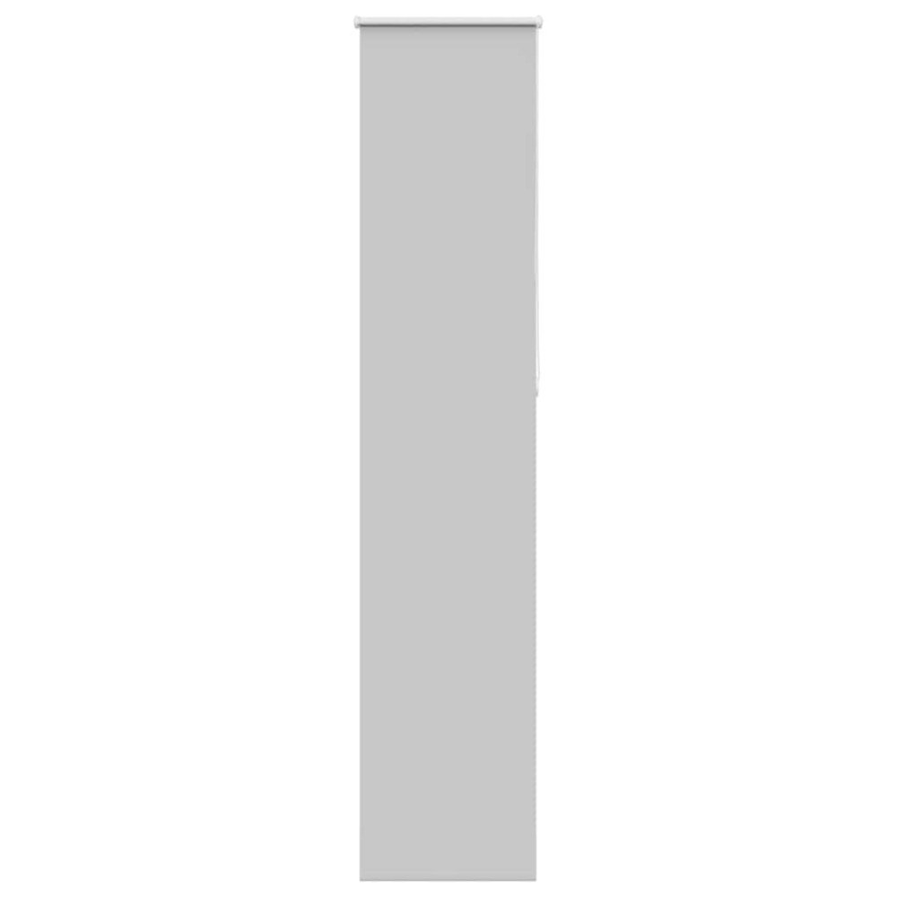 vidaXL Rullgardin mörkläggning ljusgrå 40x230 cm tyg bredd 35,7 cm