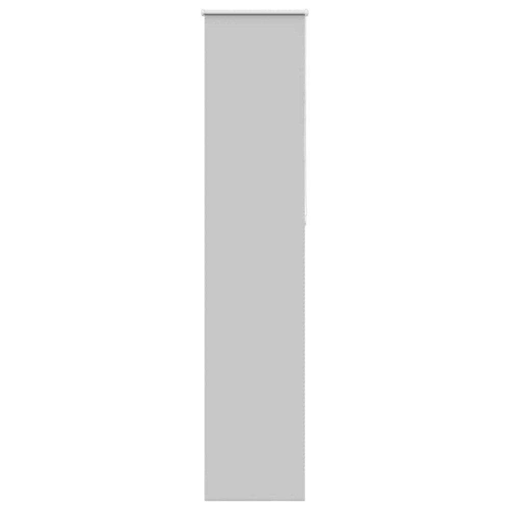 vidaXL Rullgardin mörkläggning ljusgrå 60x230 cm tyg bredd 55,7 cm
