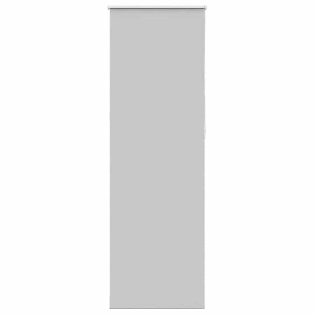 vidaXL Rullgardin mörkläggning ljusgrå 80x230 cm tyg bredd 75,7 cm
