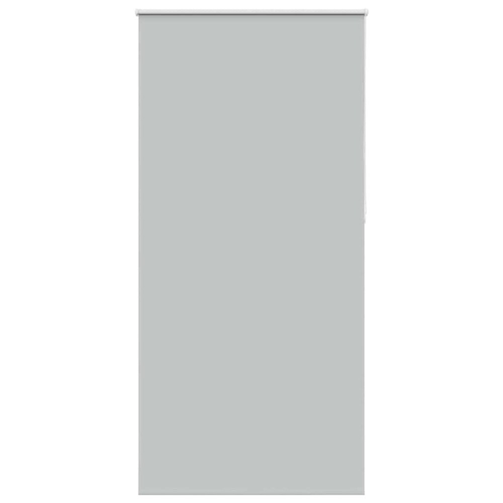 vidaXL Rullgardin mörkläggning ljusgrå 90x230 cm tyg bredd 85,7 cm