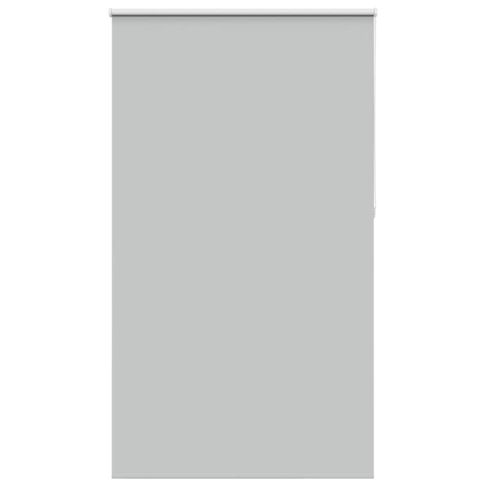 vidaXL Rullgardin mörkläggning ljusgrå 125x230 cm tyg bredd 121,6 cm