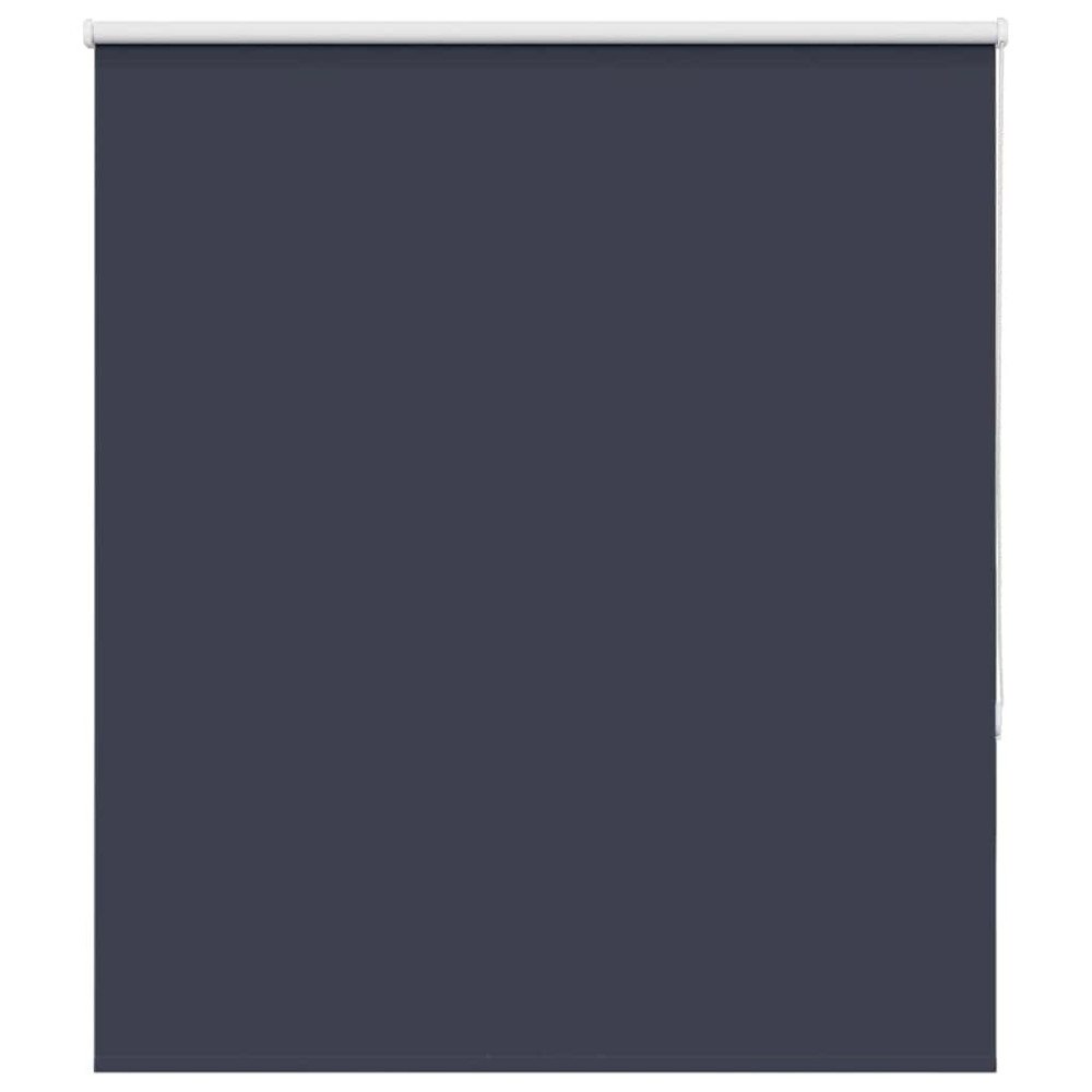 vidaXL Rullgardin mörkläggning marin 135x150 cm tyg bredd 131,6 cm