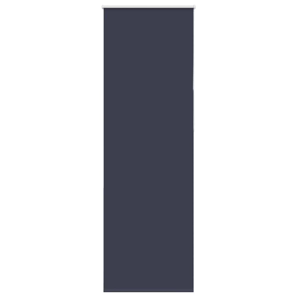 vidaXL Rullgardin mörkläggning marin 65x210 cm tyg bredd 60,7 cm