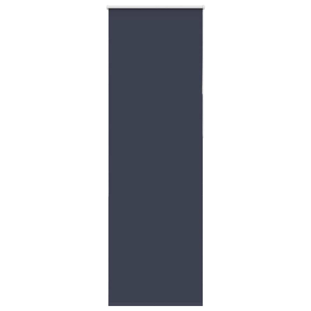 vidaXL Rullgardin mörkläggning marin 75x230 cm tyg bredd 70,7 cm