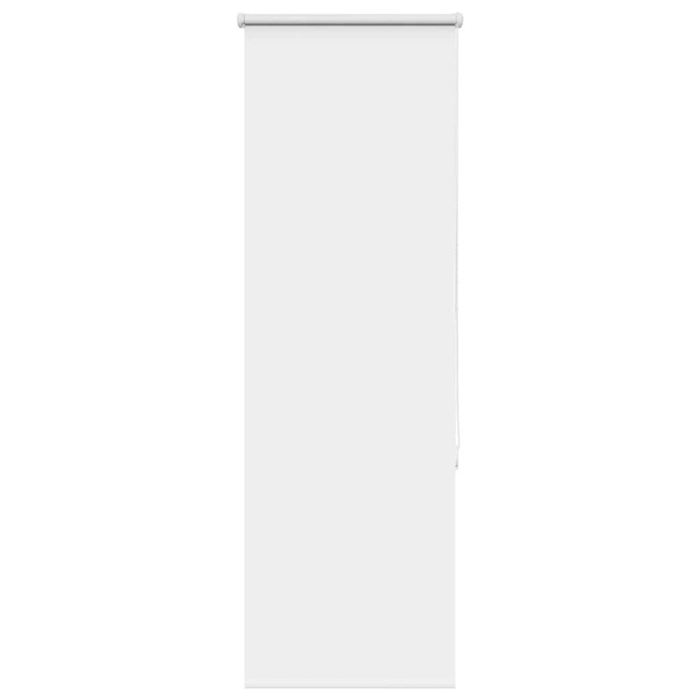 vidaXL Rullgardin mörkläggning vit 55x150 cm tyg bredd 50,7 cm