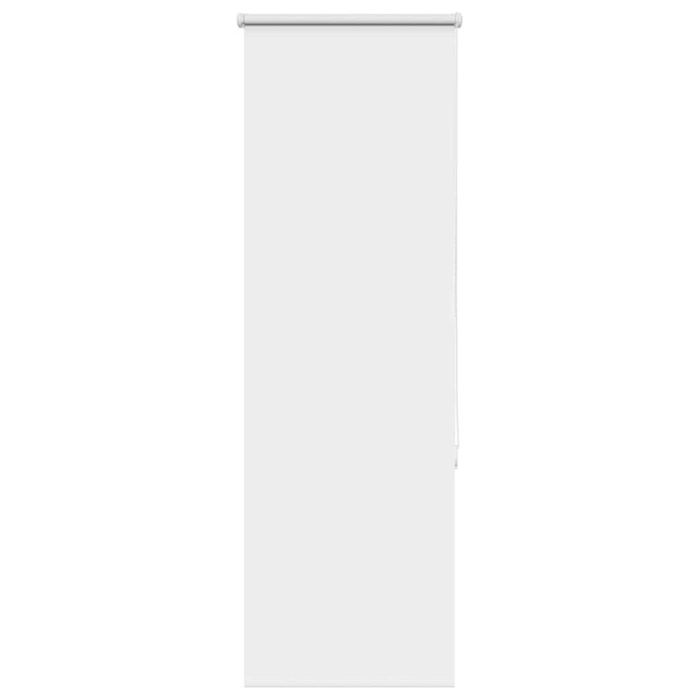 vidaXL Rullgardin mörkläggning vit 60x150 cm tyg bredd 55,7 cm
