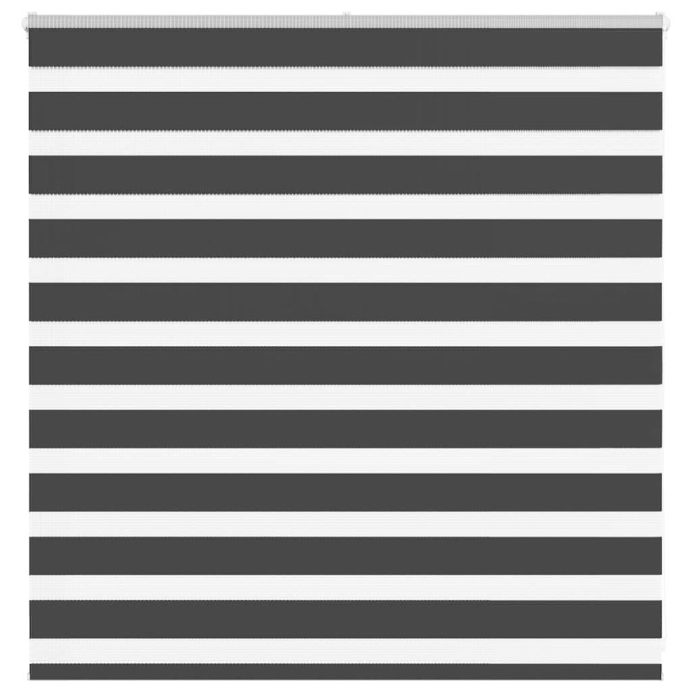 vidaXL Zebra rullgardin svart 150x100 cm tyg bredd 145,9 cm polyester