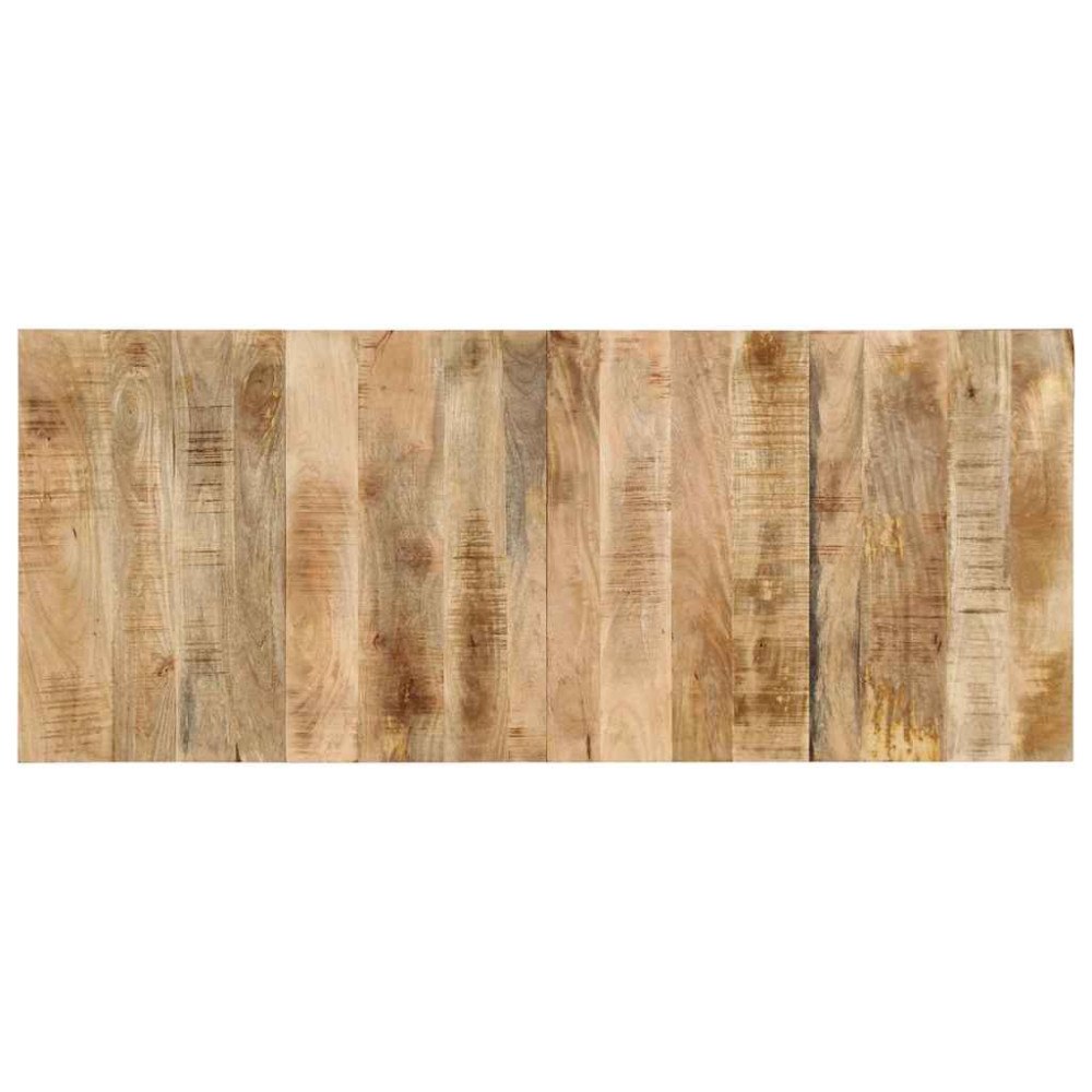 vidaXL Sänggavel 200 cm massivt grovt trä mango