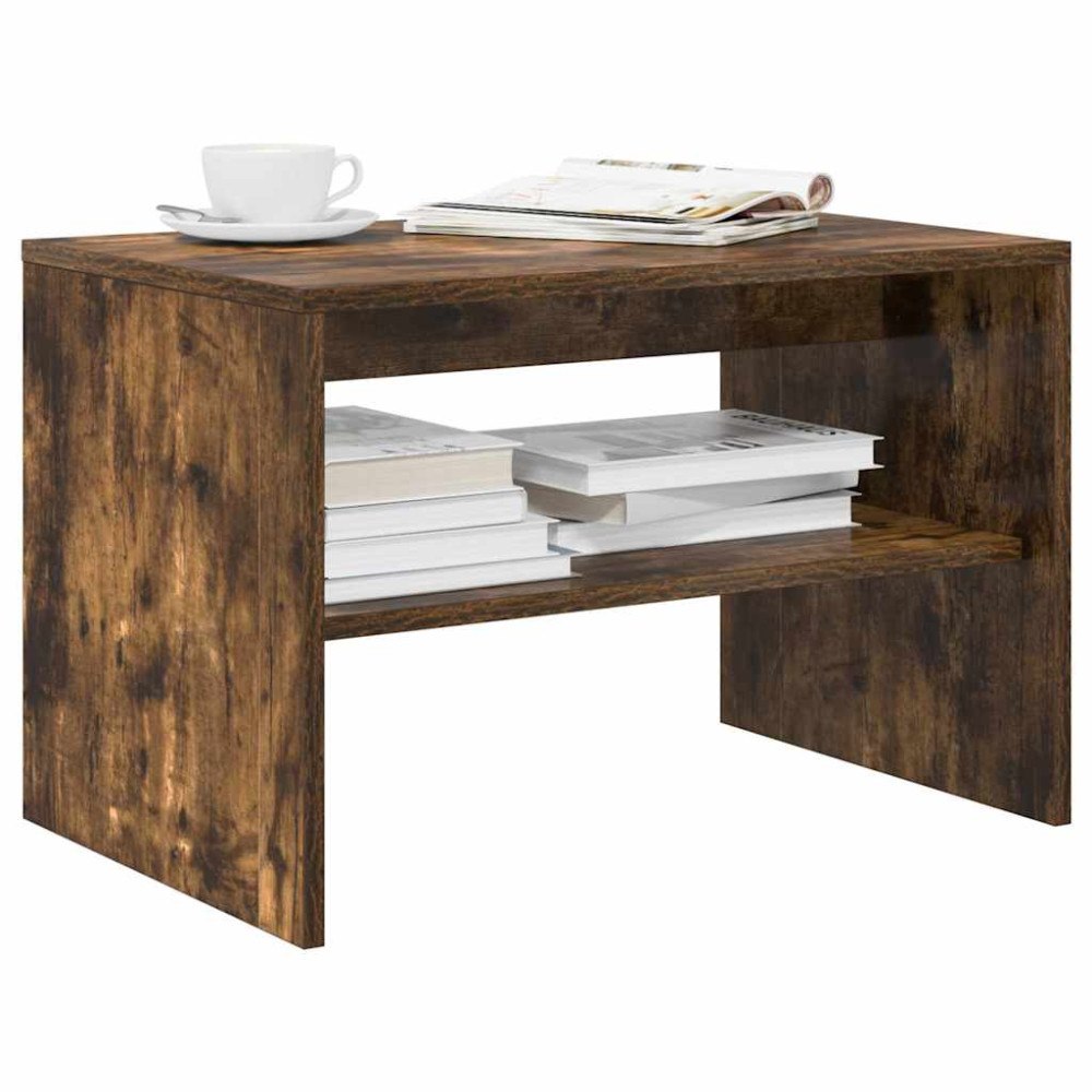 vidaXL TV-bänk rökt ek 60x40x40 cm konstruerat trä