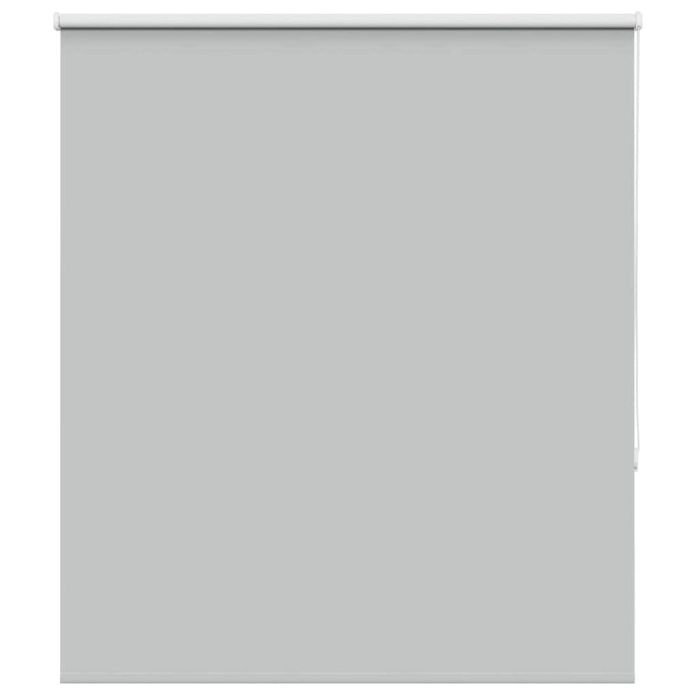vidaXL Rullgardin mörkläggning ljusgrå 125x175 cm tyg bredd 121,6 cm