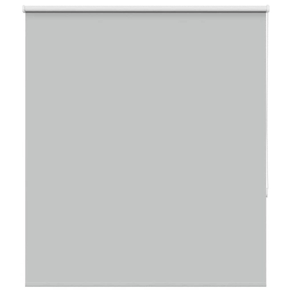 vidaXL Rullgardin mörkläggning ljusgrå 135x175 cm tyg bredd 131,6 cm