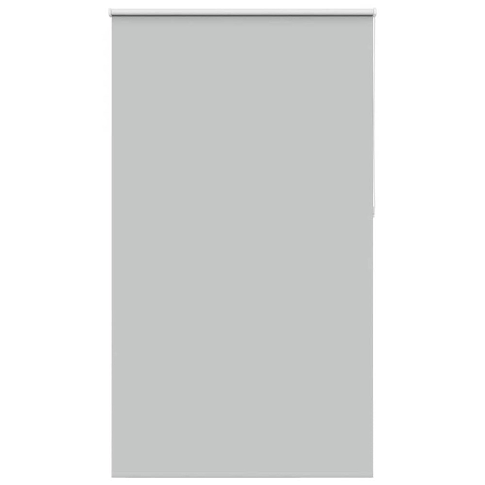vidaXL Rullgardin mörkläggning ljusgrå 135x230 cm tyg bredd 131,6 cm