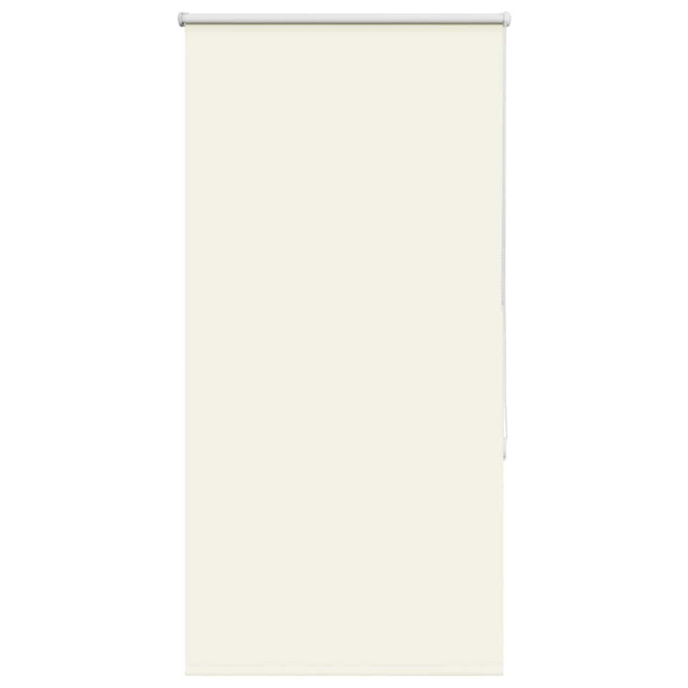 vidaXL Rullgardin mörkläggning naturvit 65x150 cm tygbredd 60,7 cm