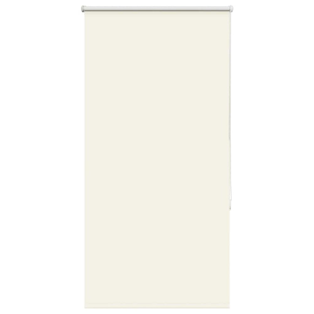 vidaXL Rullgardin mörkläggning naturvit 80x150 cm tyg bredd 75,7 cm
