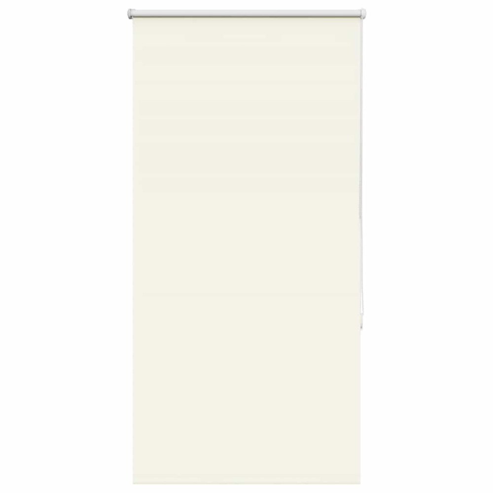 vidaXL Rullgardin mörkläggning naturvit 85x150 cm tygbredd 80,7 cm