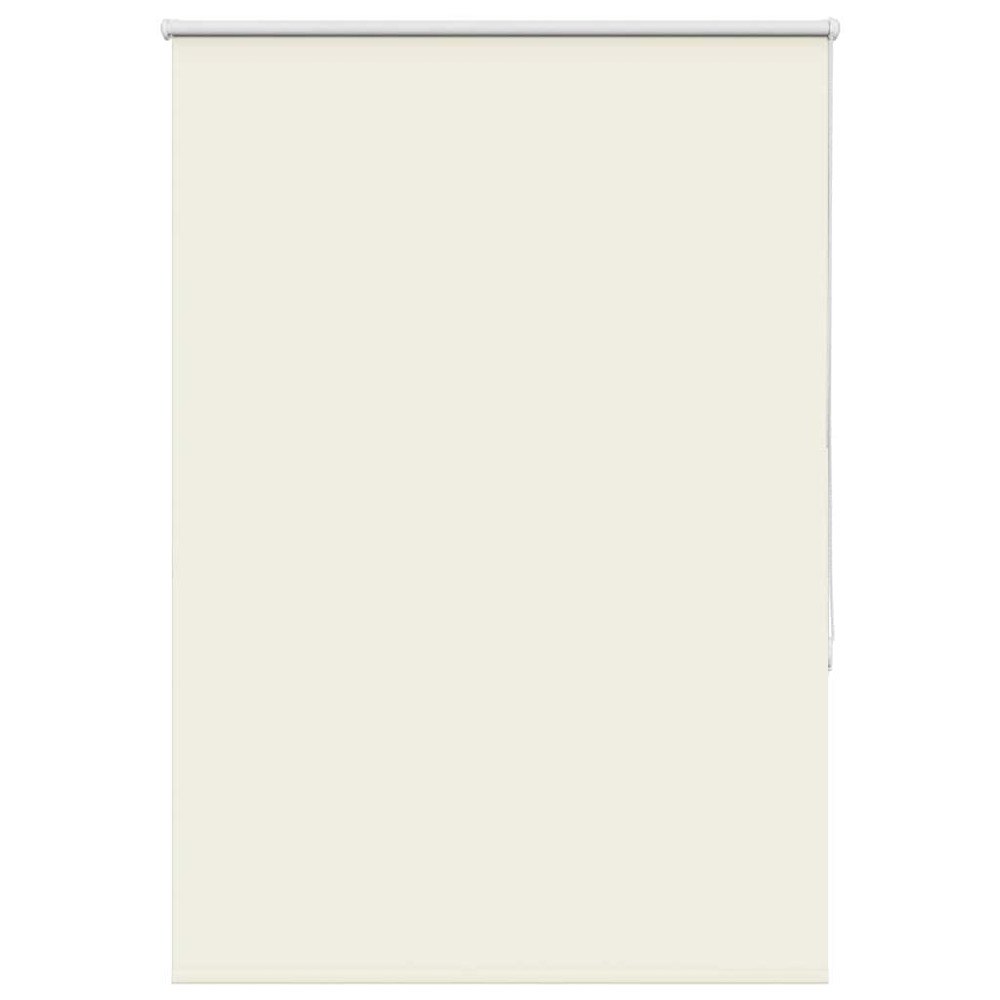 vidaXL Rullgardin mörkläggning naturvit 95x150 cm tyg bredd 90,7 cm