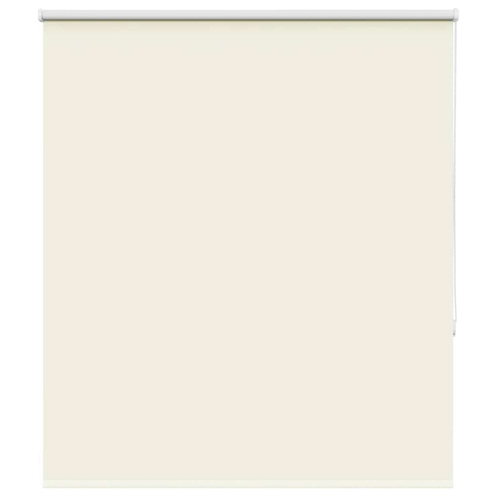 vidaXL Rullgardin mörkläggning naturvit 120x150 cm tyg bredd 116,6 cm