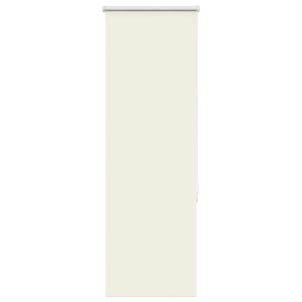 vidaXL Rullgardin mörkläggning naturvit 45x175 cm tyg bredd 40,7 cm