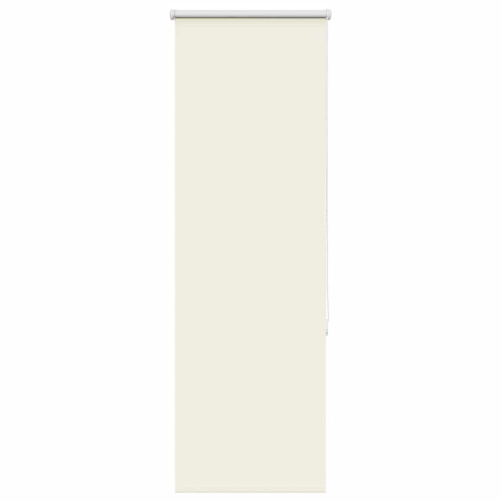 vidaXL Rullgardin mörkläggning naturvit 55x175 cm tyg bredd 50,7 cm
