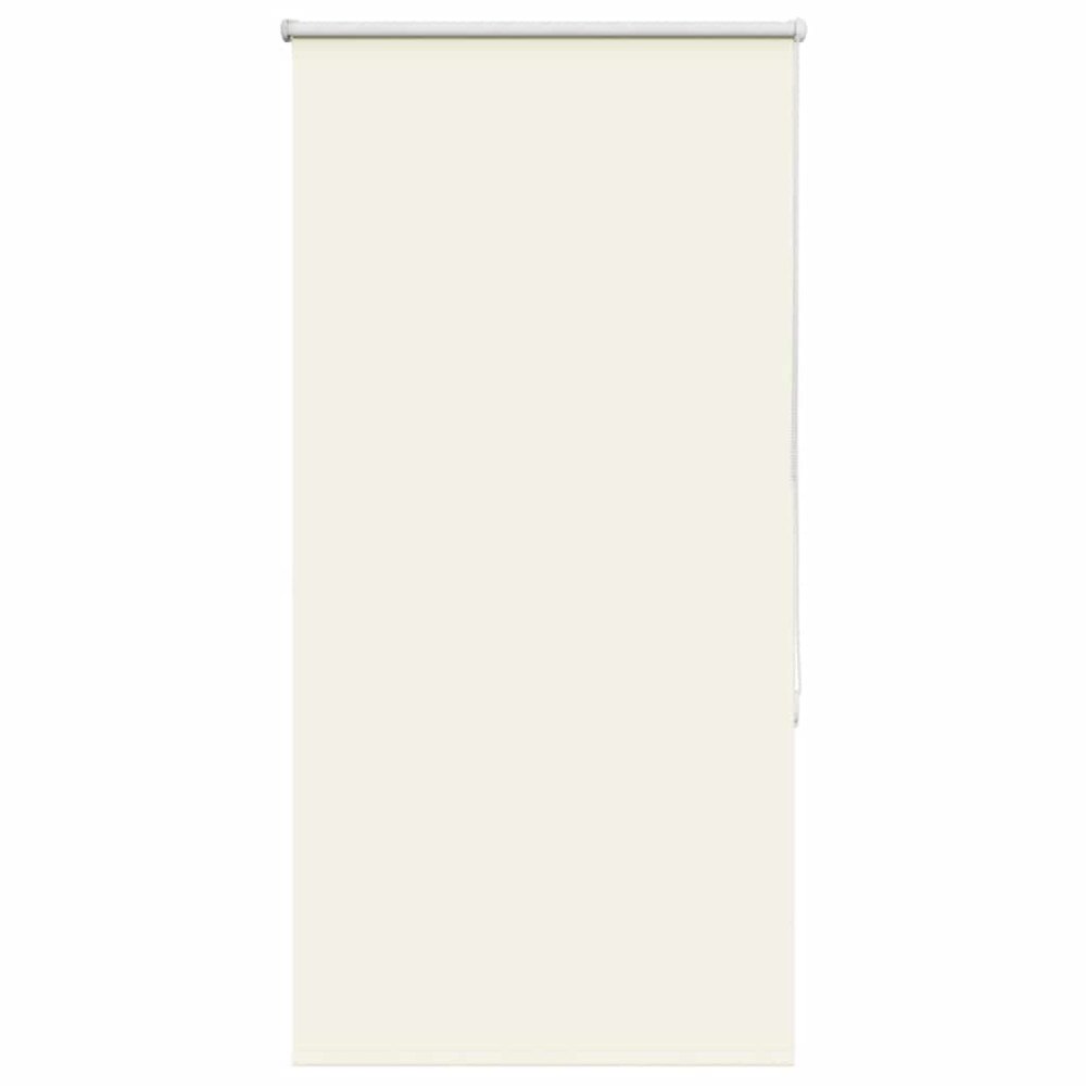 vidaXL Rullgardin mörkläggning naturvit 75x175 cm tygbredd 70,7 cm