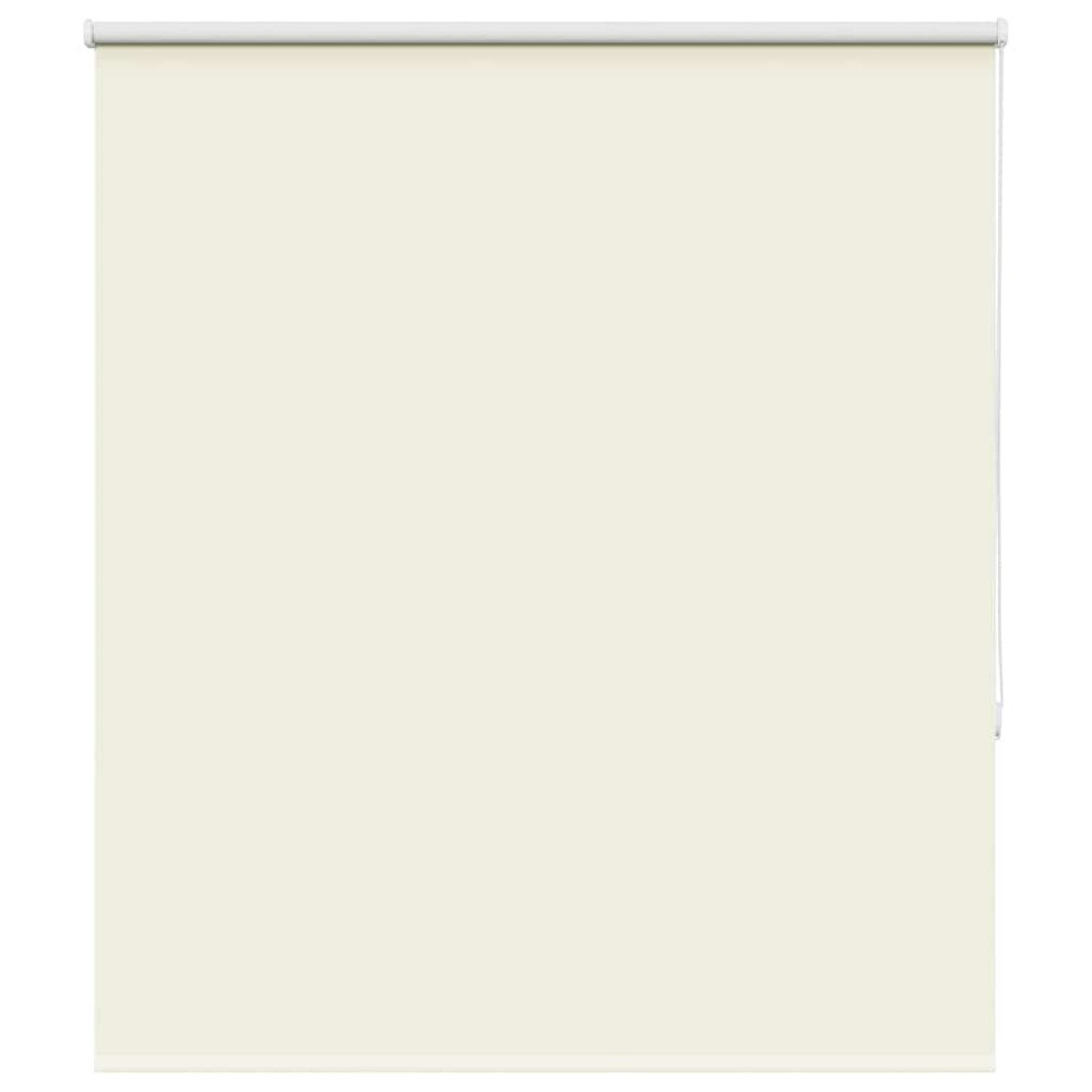 vidaXL Rullgardin mörkläggning naturvit 120x175 cm tygbredd 116,6 cm