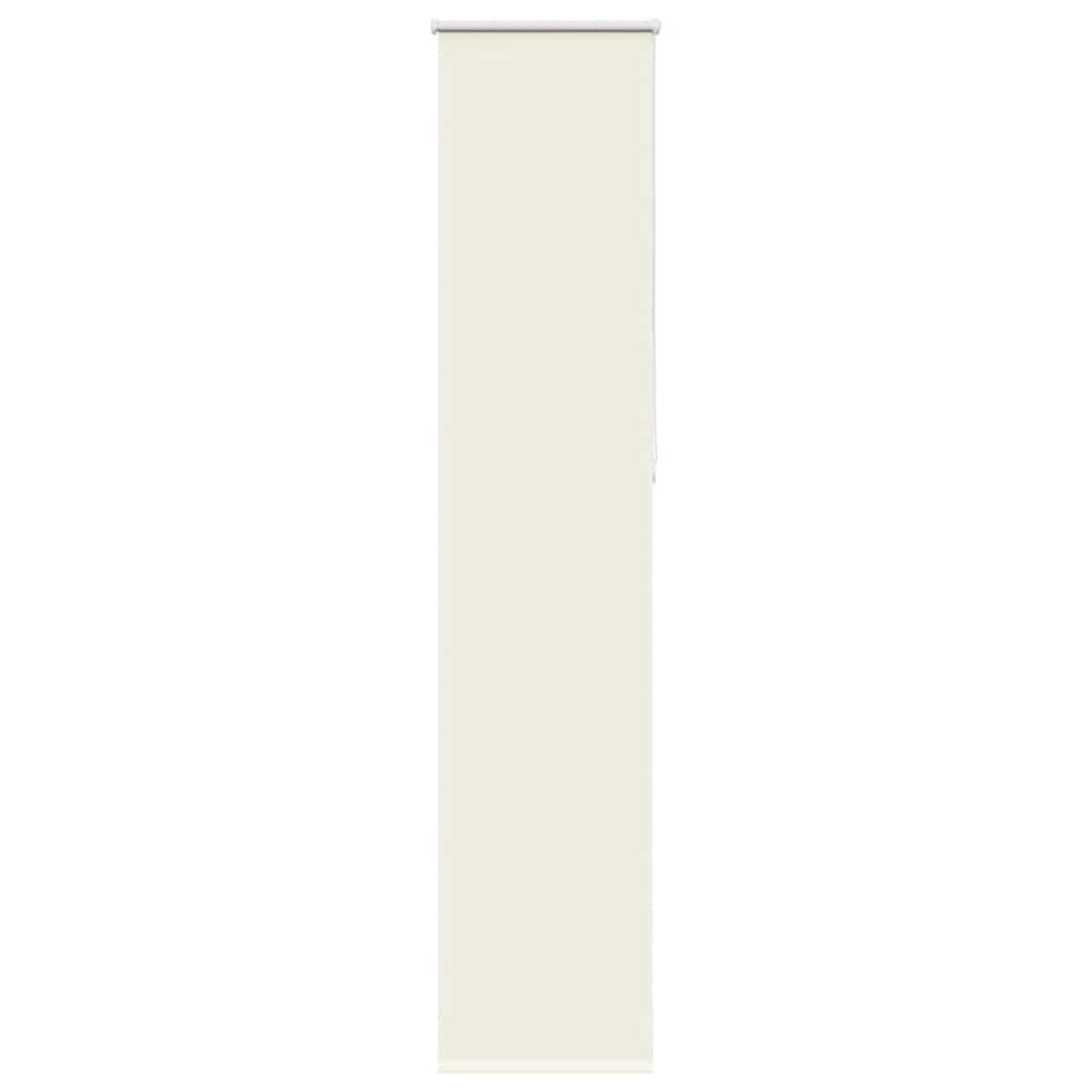 vidaXL Rullgardin mörkläggning naturvit 45x210 cm tyg bredd 40,7 cm