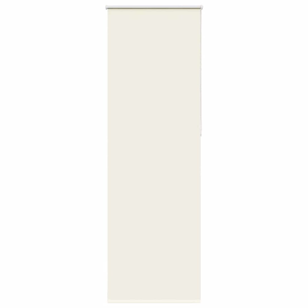 vidaXL Rullgardin mörkläggning naturvit 70x210 cm tyg bredd 65,7 cm