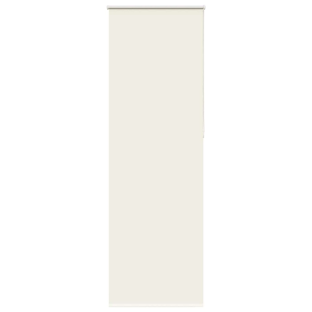 vidaXL Rullgardin mörkläggning naturvit 75x210 cm tygbredd 70,7 cm