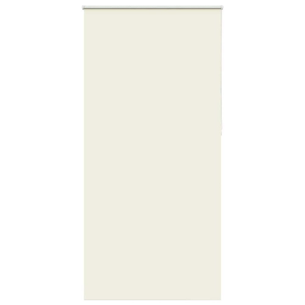 vidaXL Rullgardin mörkläggning naturvit 110x210 cm tygbredd 105,7 cm