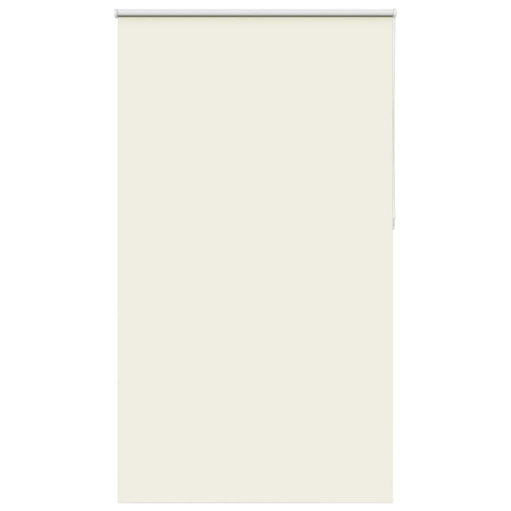 vidaXL Rullgardin mörkläggning naturvit 120x210 cm tygbredd 116,6 cm
