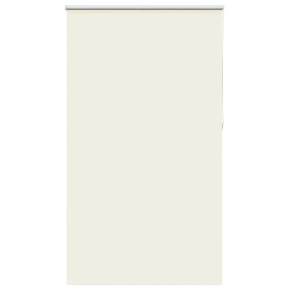 vidaXL Rullgardin mörkläggning naturvit 125x210 cm tyg bredd 121,6 cm