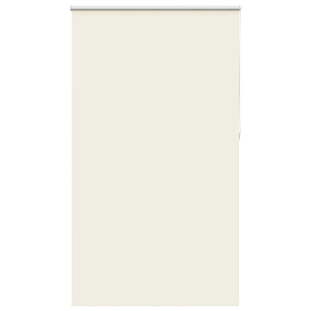 vidaXL Rullgardin mörkläggning naturvit 140x210 cm tygbredd 136,6 cm