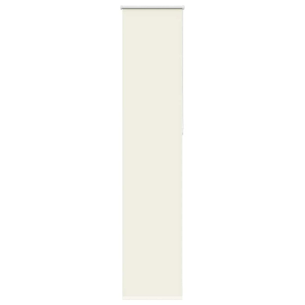 vidaXL Rullgardin mörkläggning naturvit 40x230 cm tyg bredd 35,7 cm