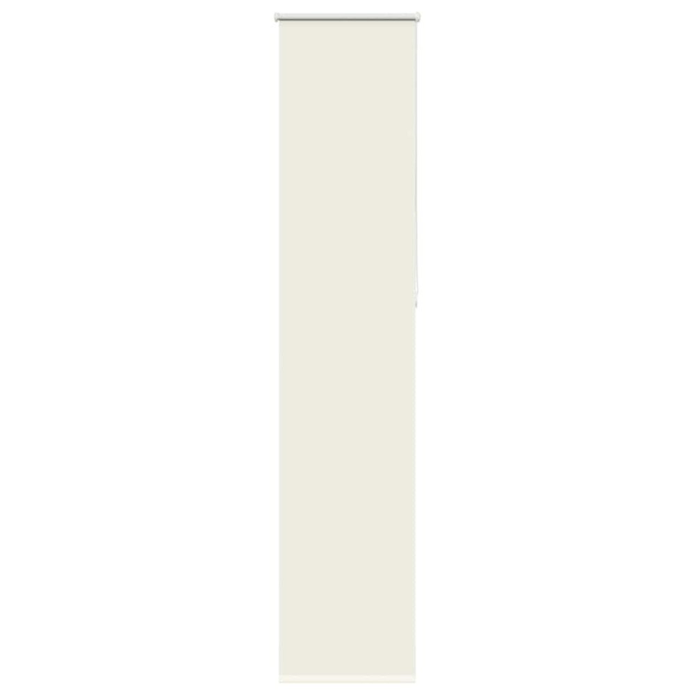 vidaXL Rullgardin mörkläggning naturvit 55x230 cm tyg bredd 50,7 cm