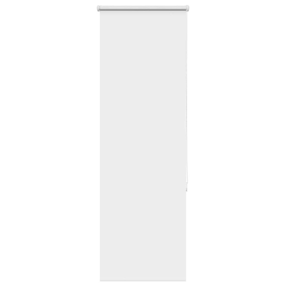 vidaXL Rullgardin mörkläggning vit 40x130 cm tyg bredd 35,7 cm