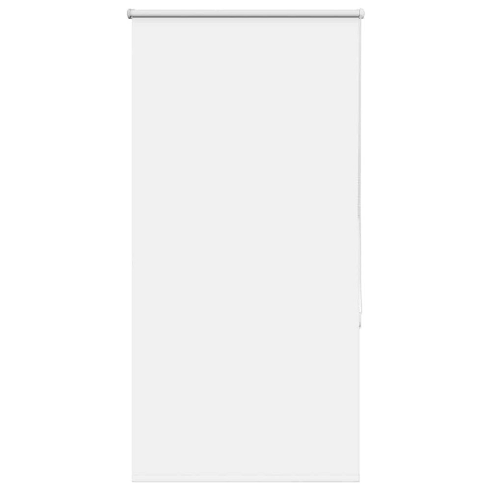 vidaXL Rullgardin mörkläggningsgardin vit 85x130 cm tygbredd 80,7 cm