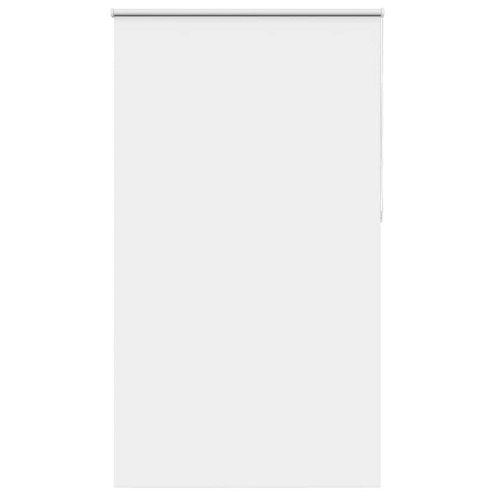 vidaXL Rullgardin mörkläggningsgardin vit 130x230 cm tyg bredd 126,6cm