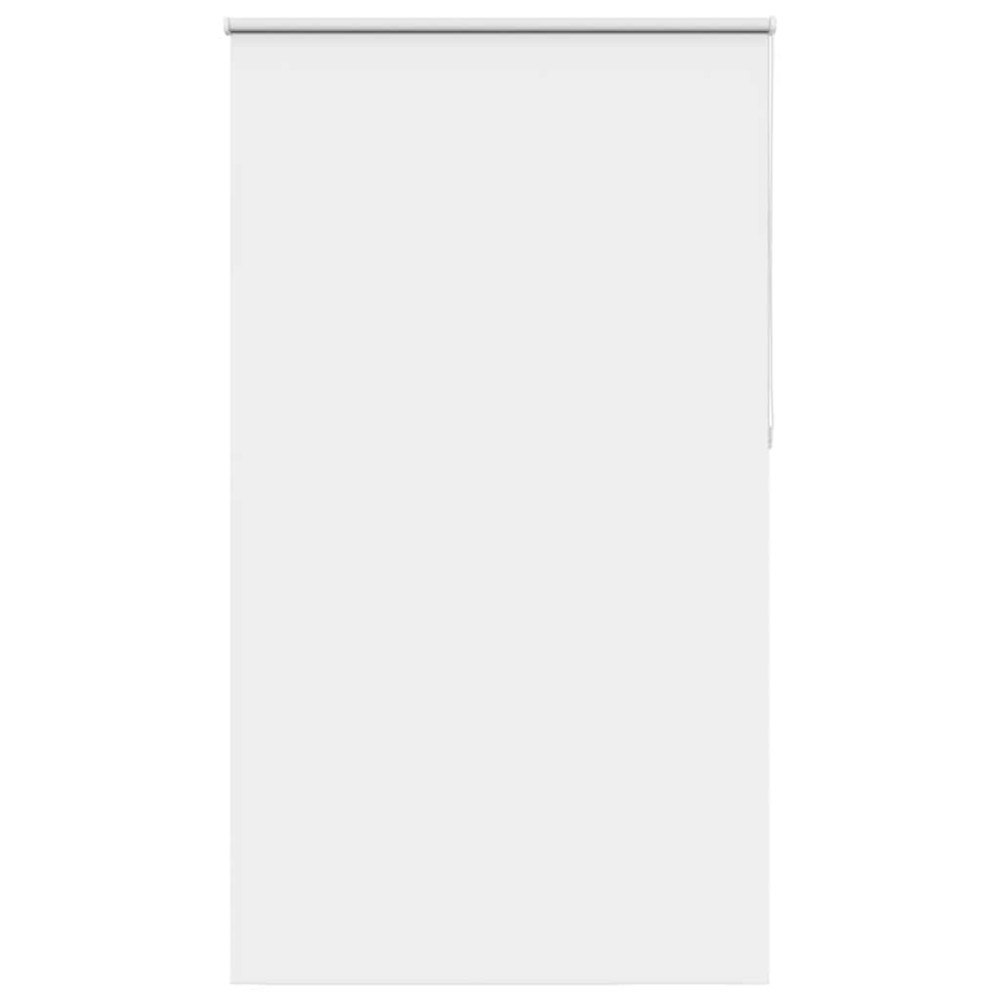 vidaXL Rullgardin mörkläggningsvit 135x230 cm tyg bredd 131,6 cm