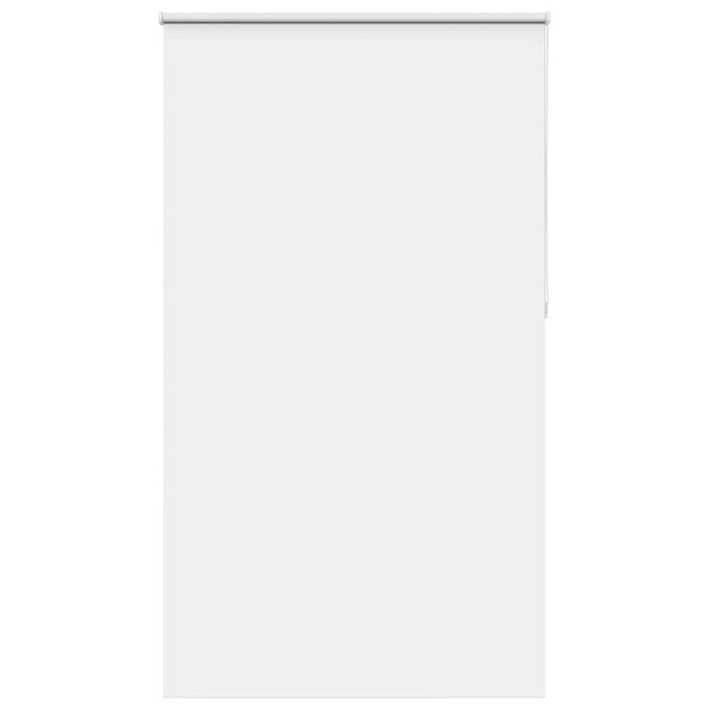 vidaXL Rullgardin mörkläggningsvit 140x230 cm tyg bredd 136,6 cm