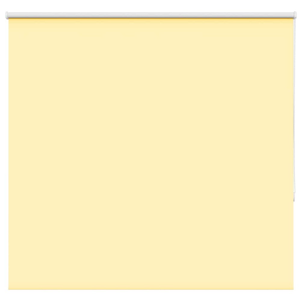 vidaXL Rullgardin mörkläggningsgul 155x175 cm tygbredd 151,6 cm