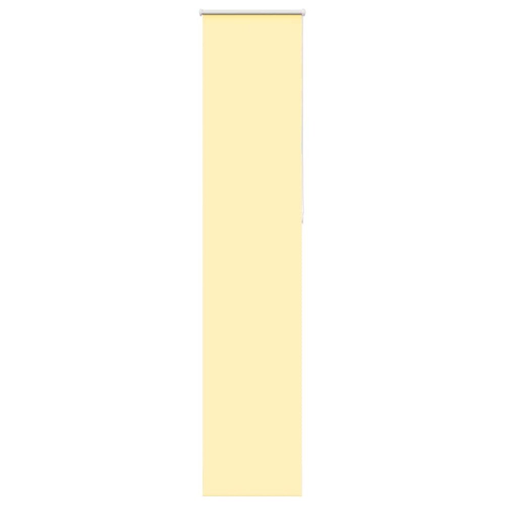 vidaXL Rullgardin mörkläggningsgul 40x210 cm tyg bredd 35,7 cm