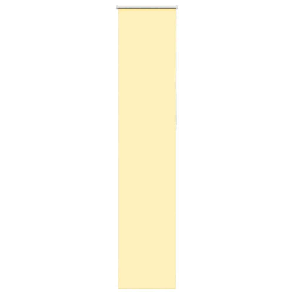 vidaXL Rullgardin mörkläggningsgul 50x210 cm tyg bredd 45,7 cm