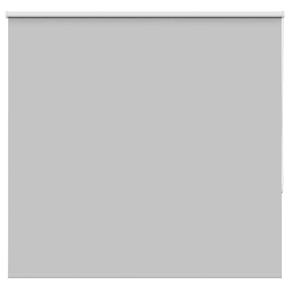 vidaXL Rullgardin mörkläggning ljusgrå 155x175 cm tyg bredd 151,6 cm