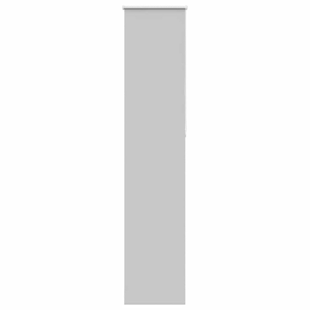 vidaXL Rullgardin mörkläggning ljusgrå 45x210 cm tygbredd 40,7 cm