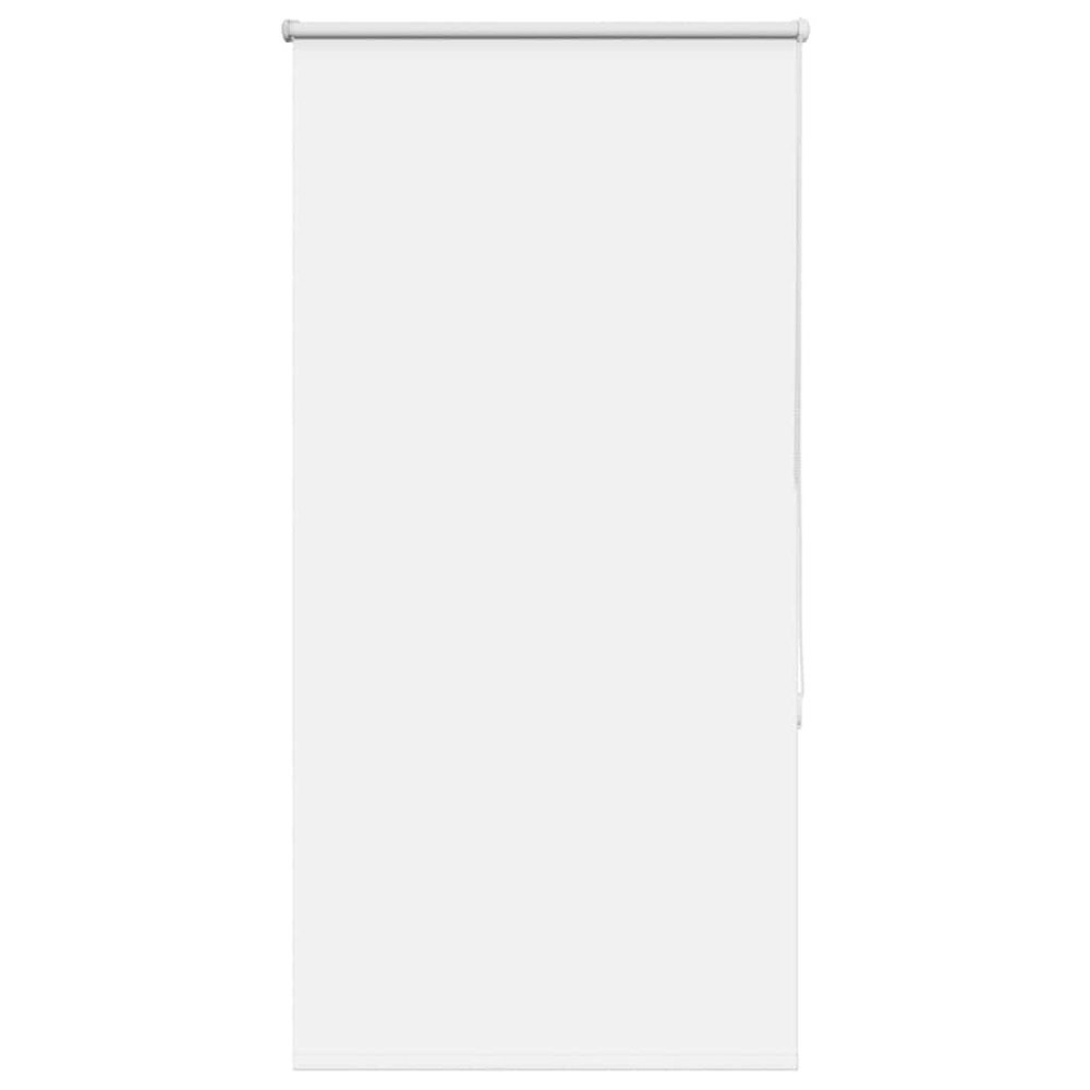 vidaXL Rullgardin mörkläggningsgardin vit 80x175 cm tyg bredd 75,7 cm