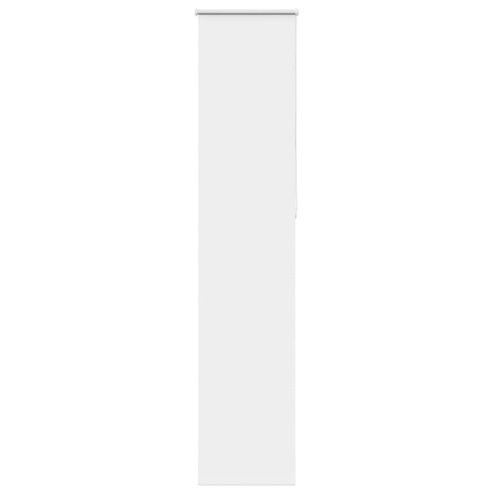 vidaXL Rullgardin mörkläggning vit 55x210 cm tyg bredd 50,7 cm