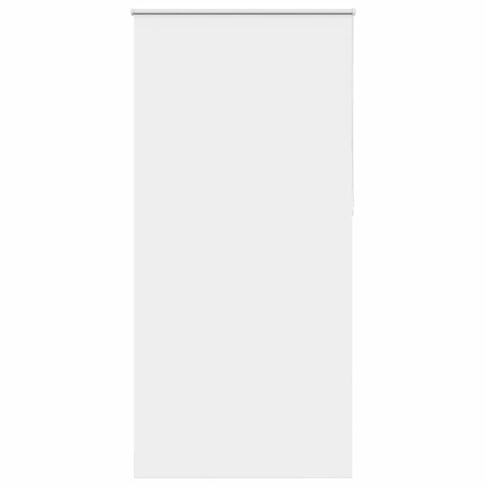 vidaXL Rullgardin mörkläggningsgardin vit 95x210 cm tygbredd 90,7 cm